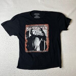 Halloween‎ John Carpenter Graphic T-Shirt Mens L Michael Myers Horror Movie Tee
